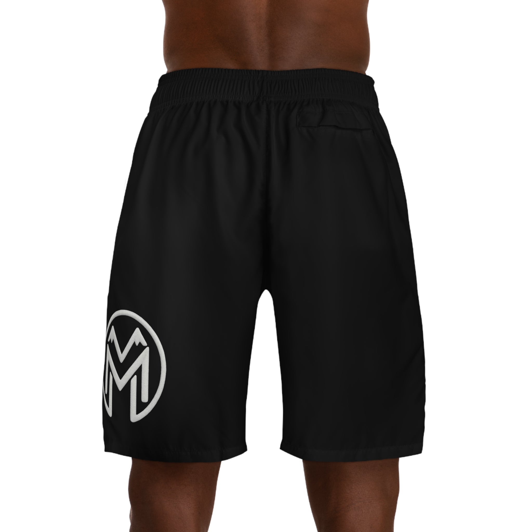 Montenégra Jogger Shorts - Premium Black and White - Montenégra