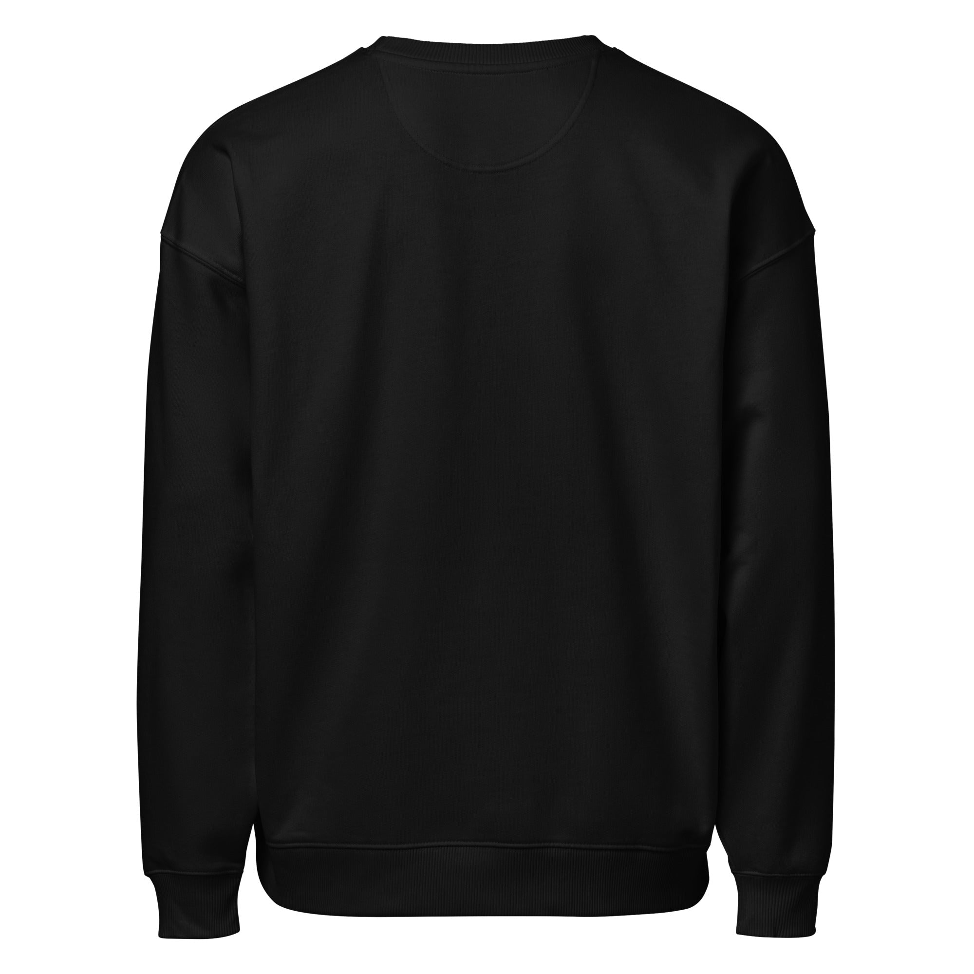 Montenégra Large Print organic oversized sweatshirt - Premium Black and White - Montenégra