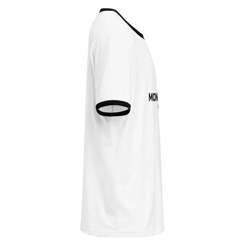 Montenégra Ringer t-shirt - Silky White and Black - Montenégra