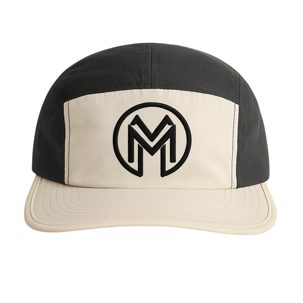 Montenégra Two - Tone Nylon Cap - Premium Black and White - Montenégra