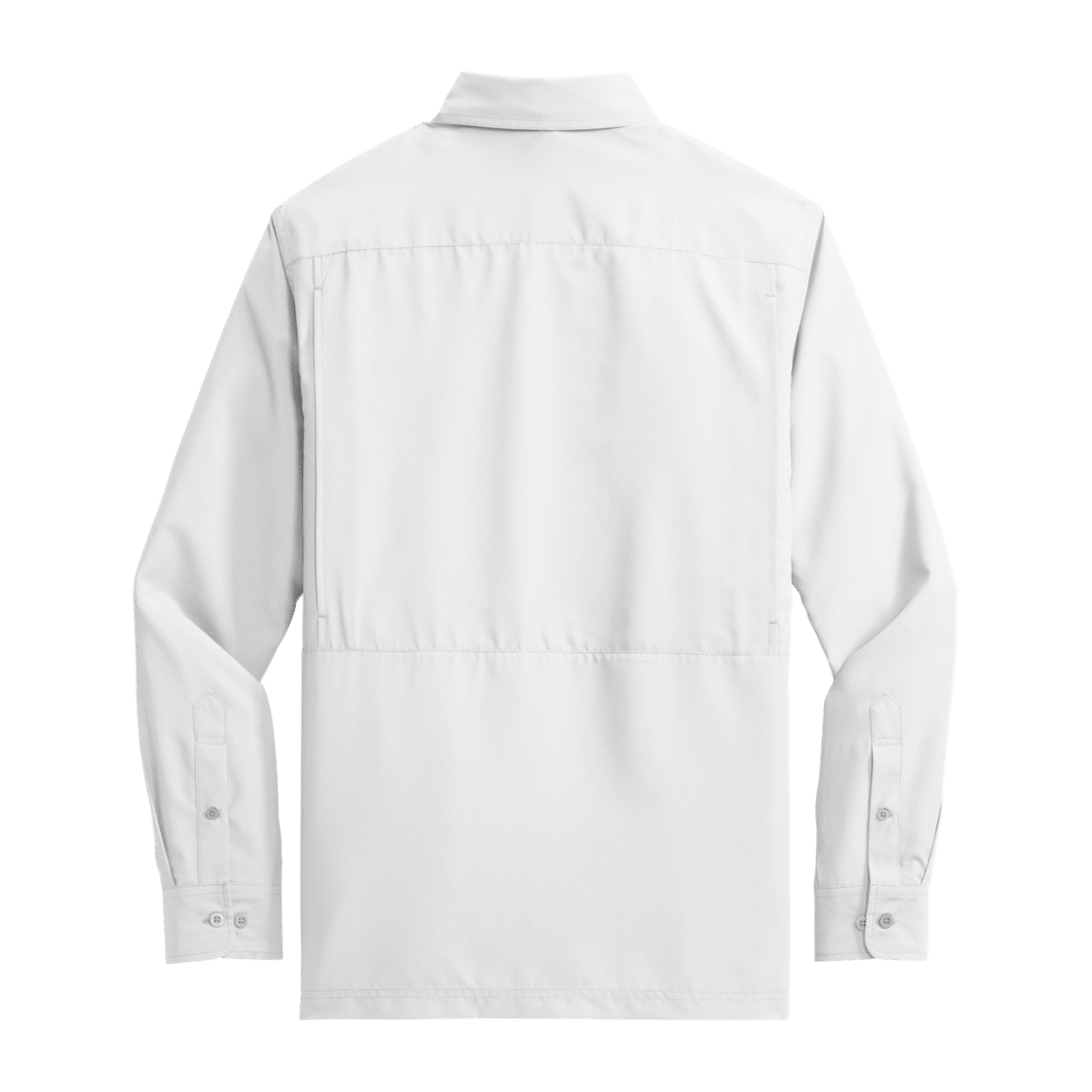 Montenégra X Port Authority® Men's Long Sleeve Shirt - Silky White and Black - Montenégra