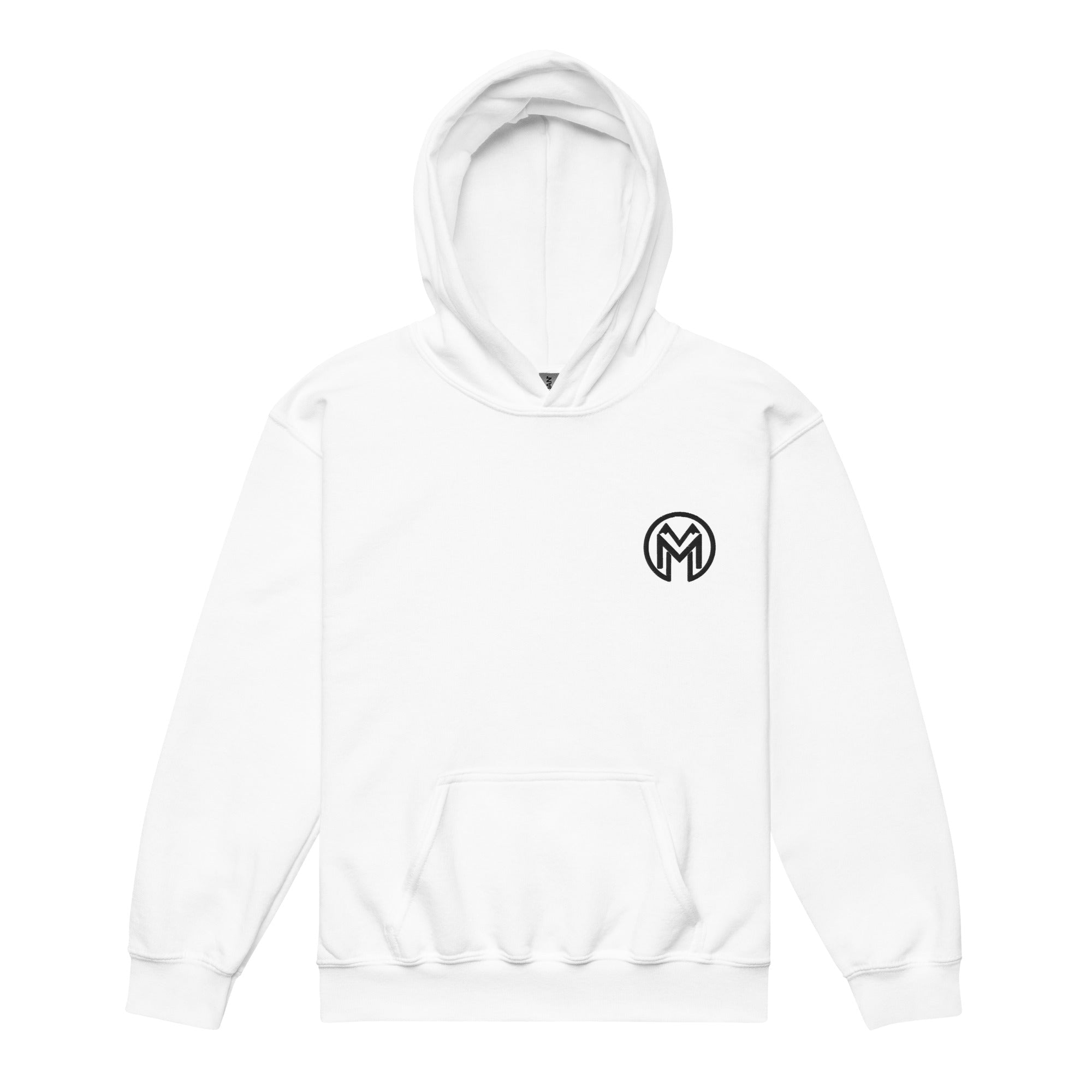 Montenégra Youth heavy blend hoodie - Silky White and Black - MontenégraMontenégra