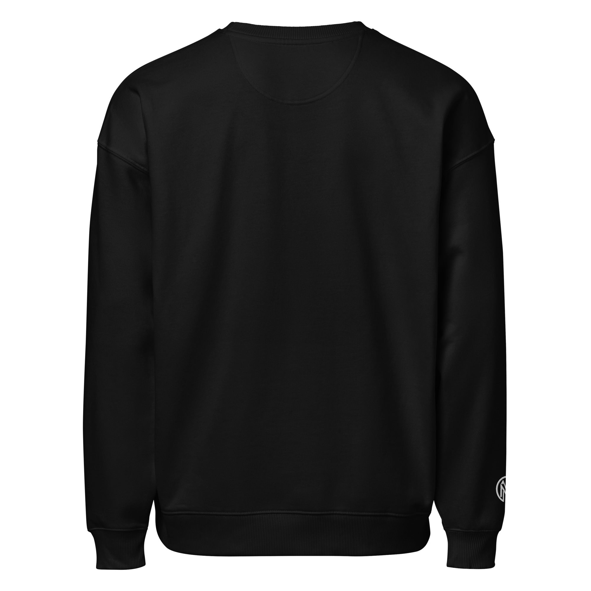 Montrnégra organic oversized sweatshirt - Premium Black and White - Montenégra